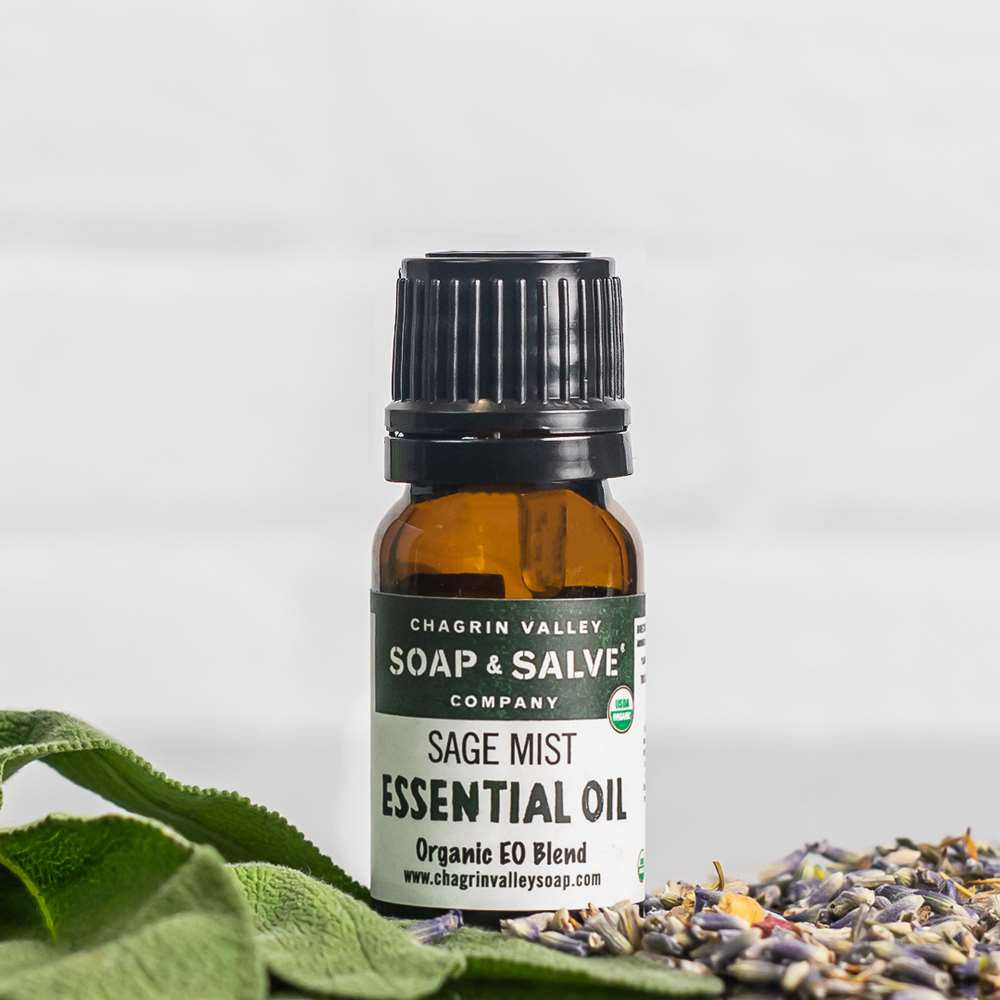 Mist　Aromatherapy　Soap　–　Salve　Chagrin　Essential　Oil　Sage　Blend:　Valley