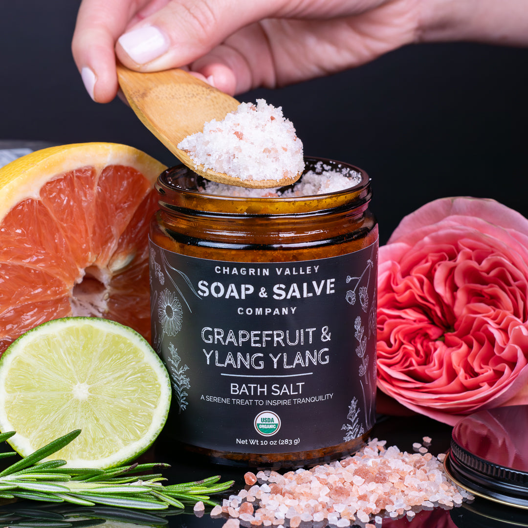 Organic Grapefruit and Ylang Ylang Bath Salts