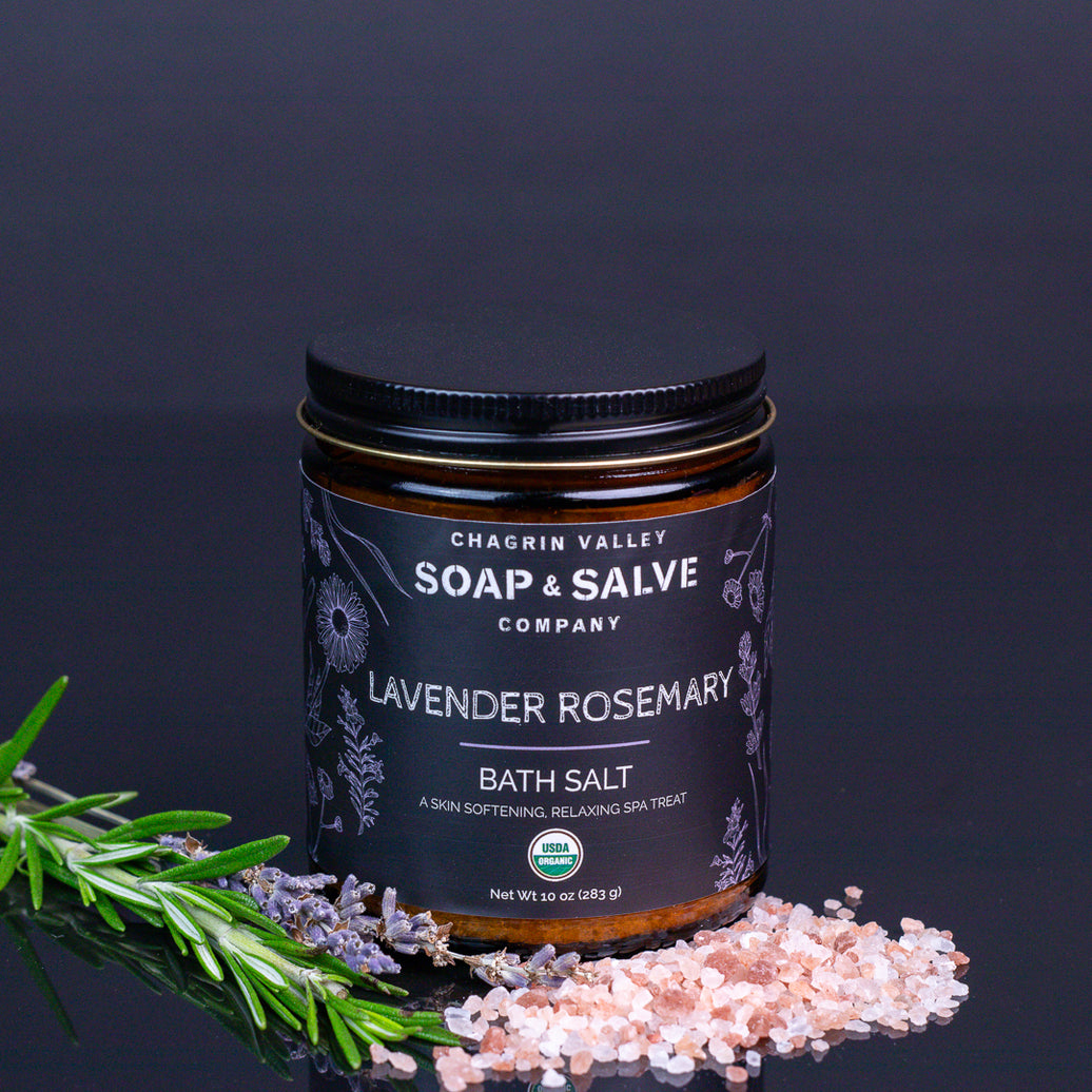 Organic Bath Salts - Lavender Rosemary