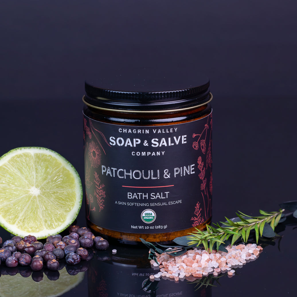 Organic Bath Salts - Patchouli Pine