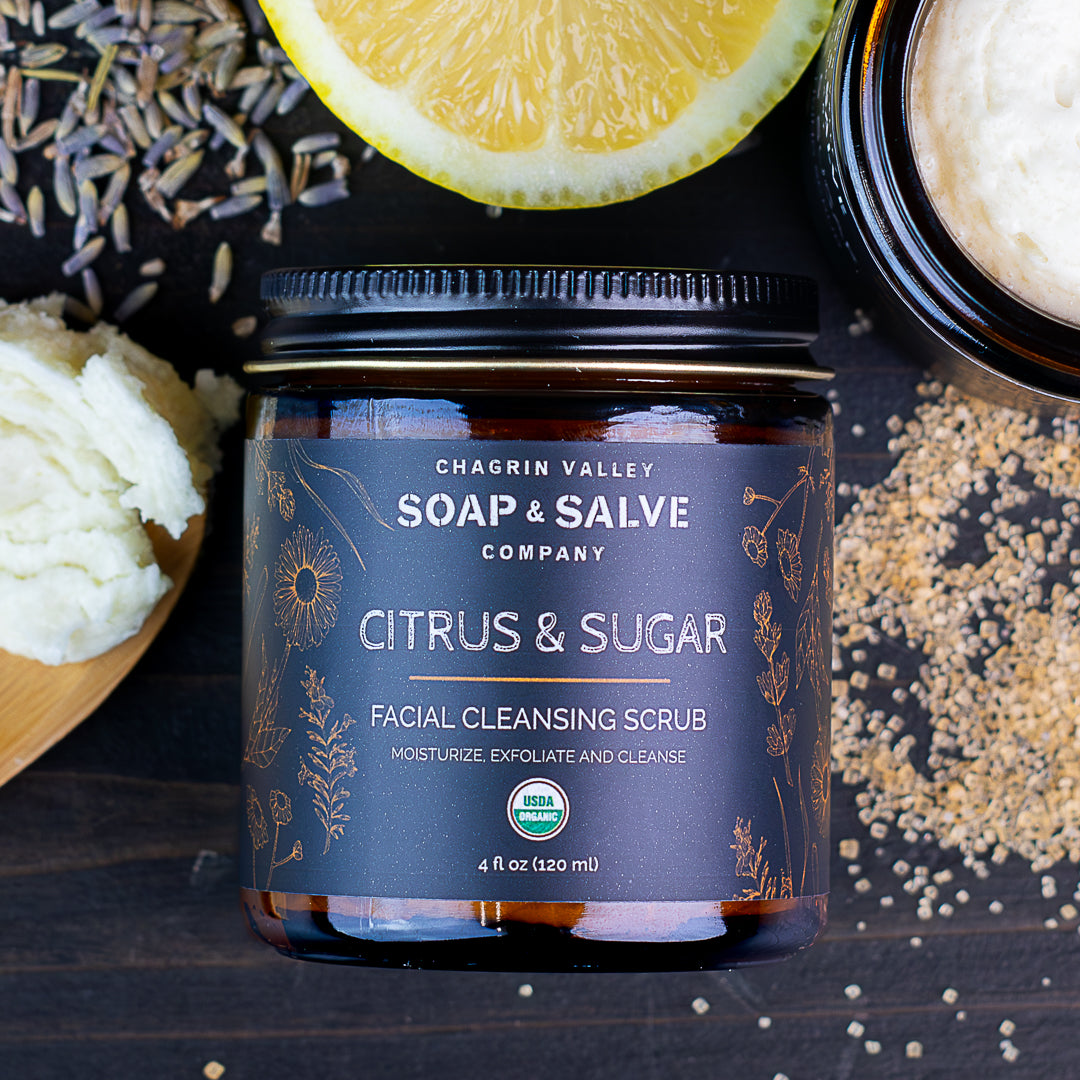 Facial Scrub: Citrus & Sugar Cleansing Facial Scrub