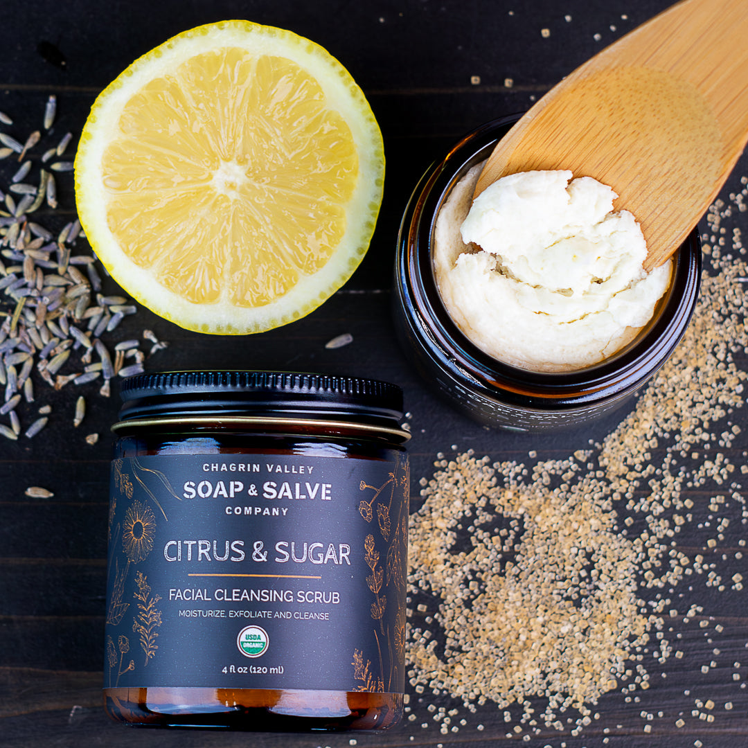 Organic Citrus Cleansing face Scrub