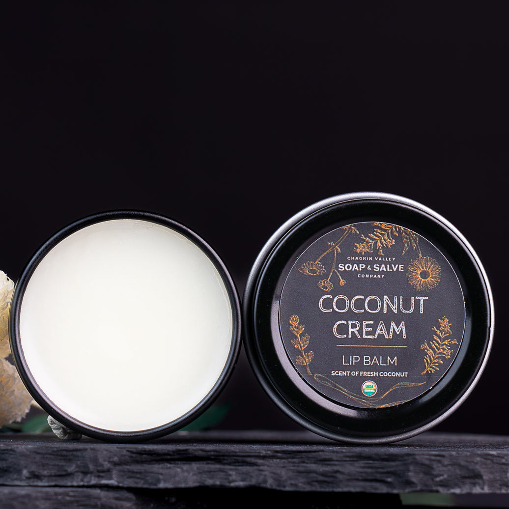 Organic Coconut Cream Lip Balm