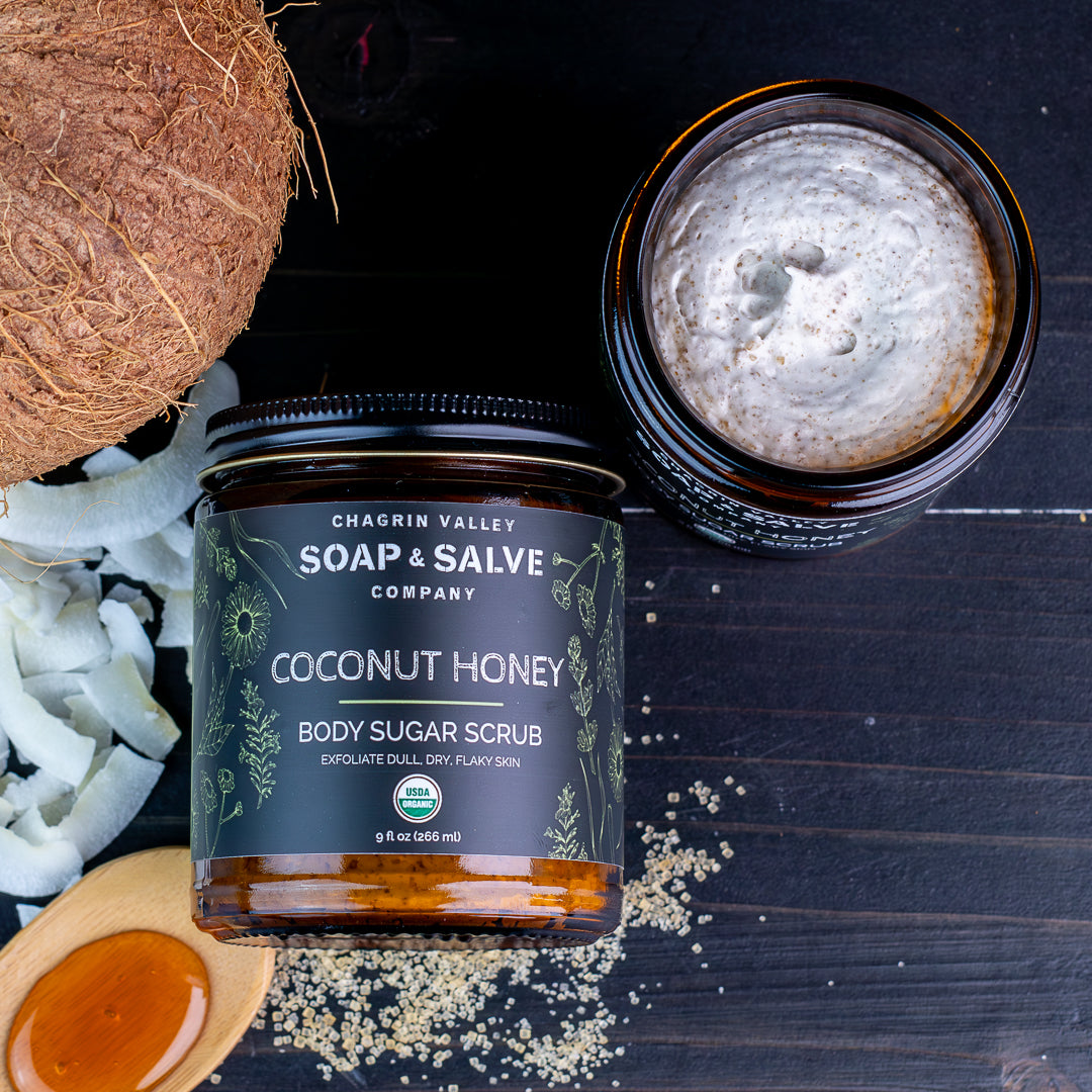 Coconut and Honey Sugar Body Scrub