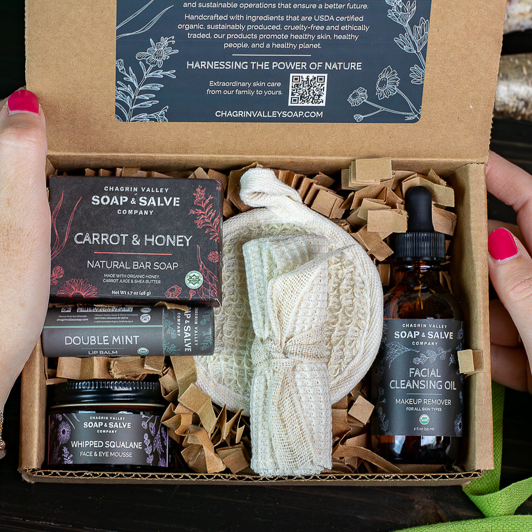 Organic Facial Skincare Gift Set