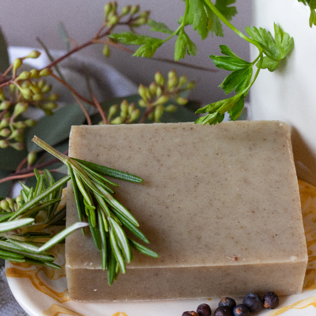 Natural Organic Soap Bar Juniper Spearmint