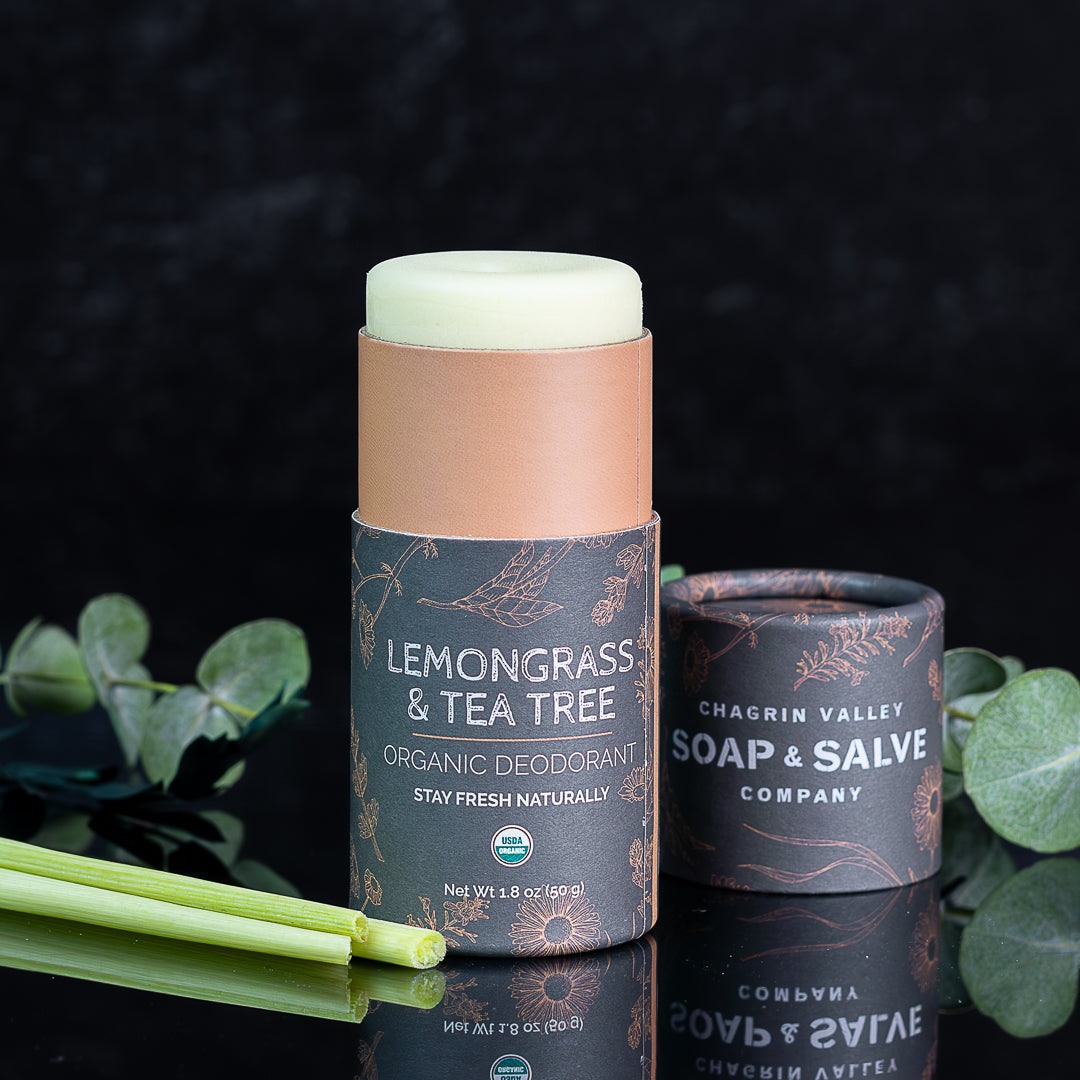 Organic Deodorant Stick - Lemongrass Tea Tree