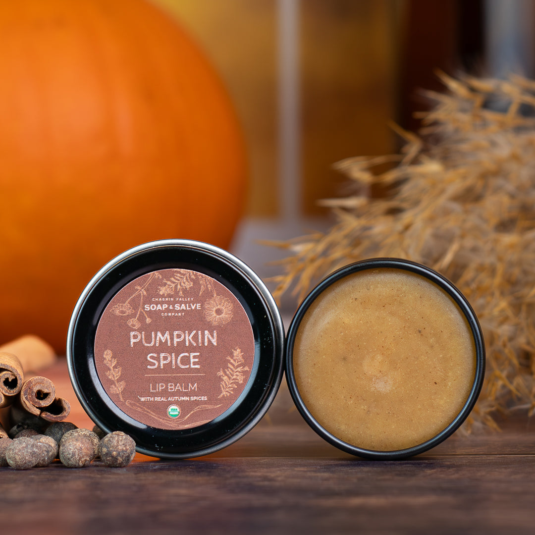 Organic Pumpkin Spice Lip Balm