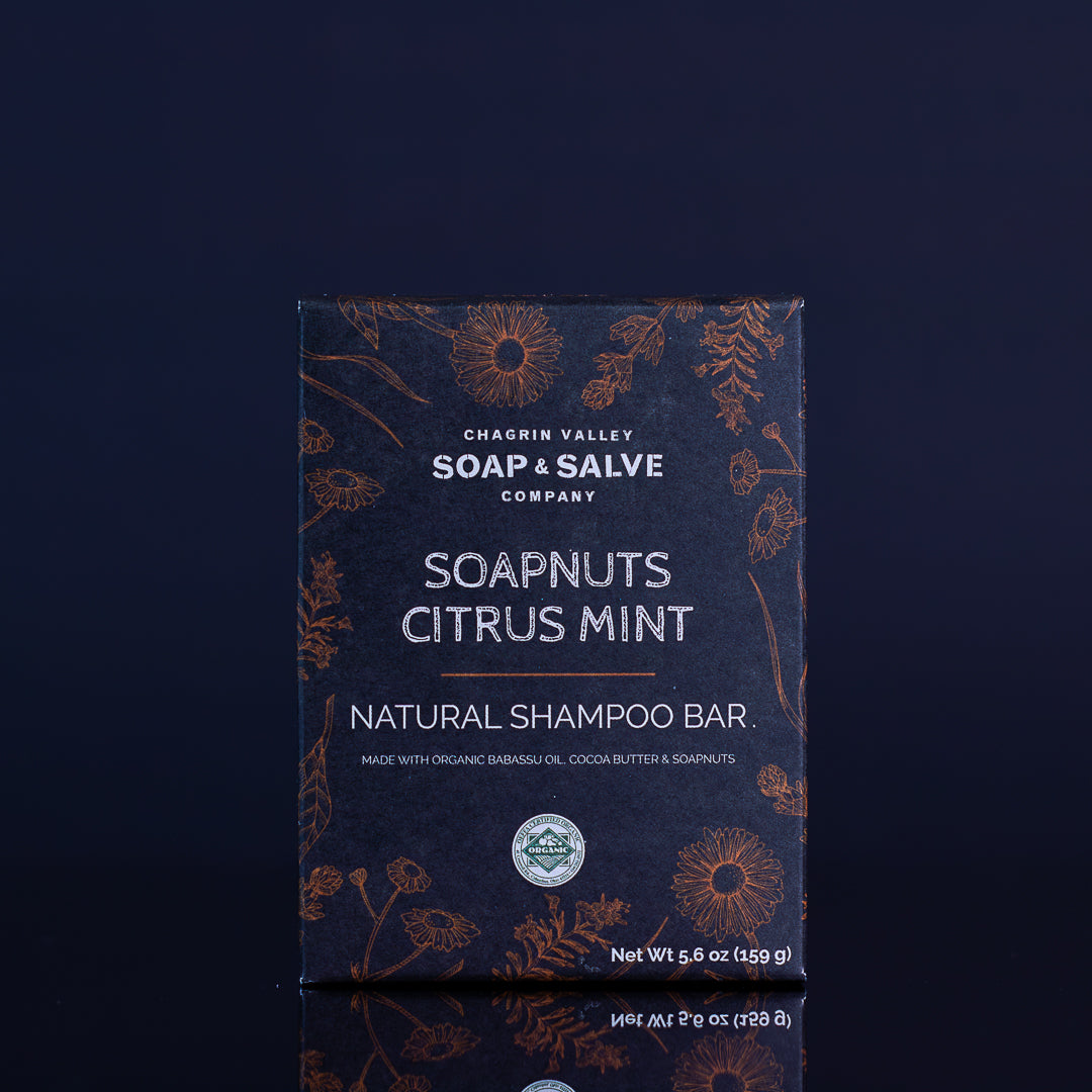 Shampoo Bar: Soapnuts Citrus Mint