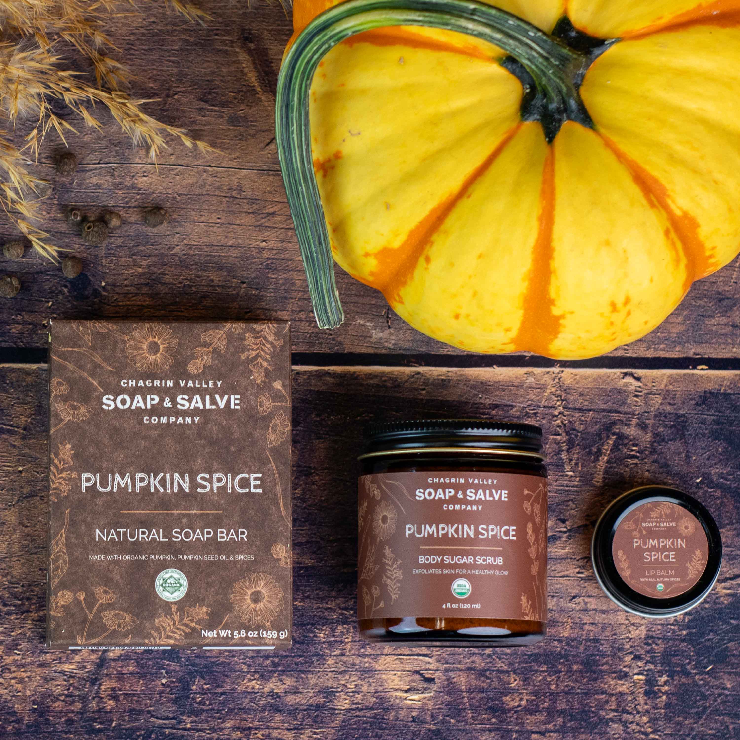 Organic and natural pumpkin spice skinacre