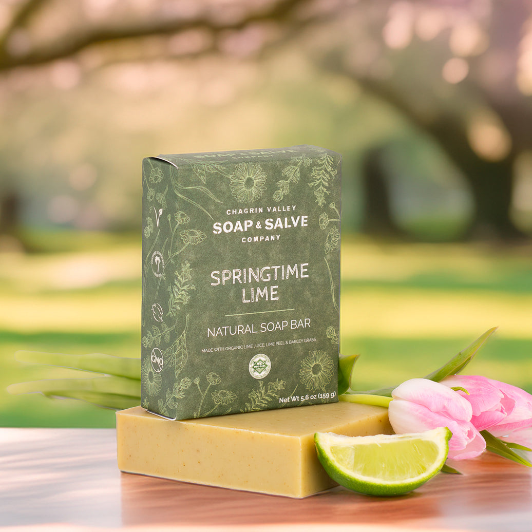 Organic Springtime Lime Soap Bar