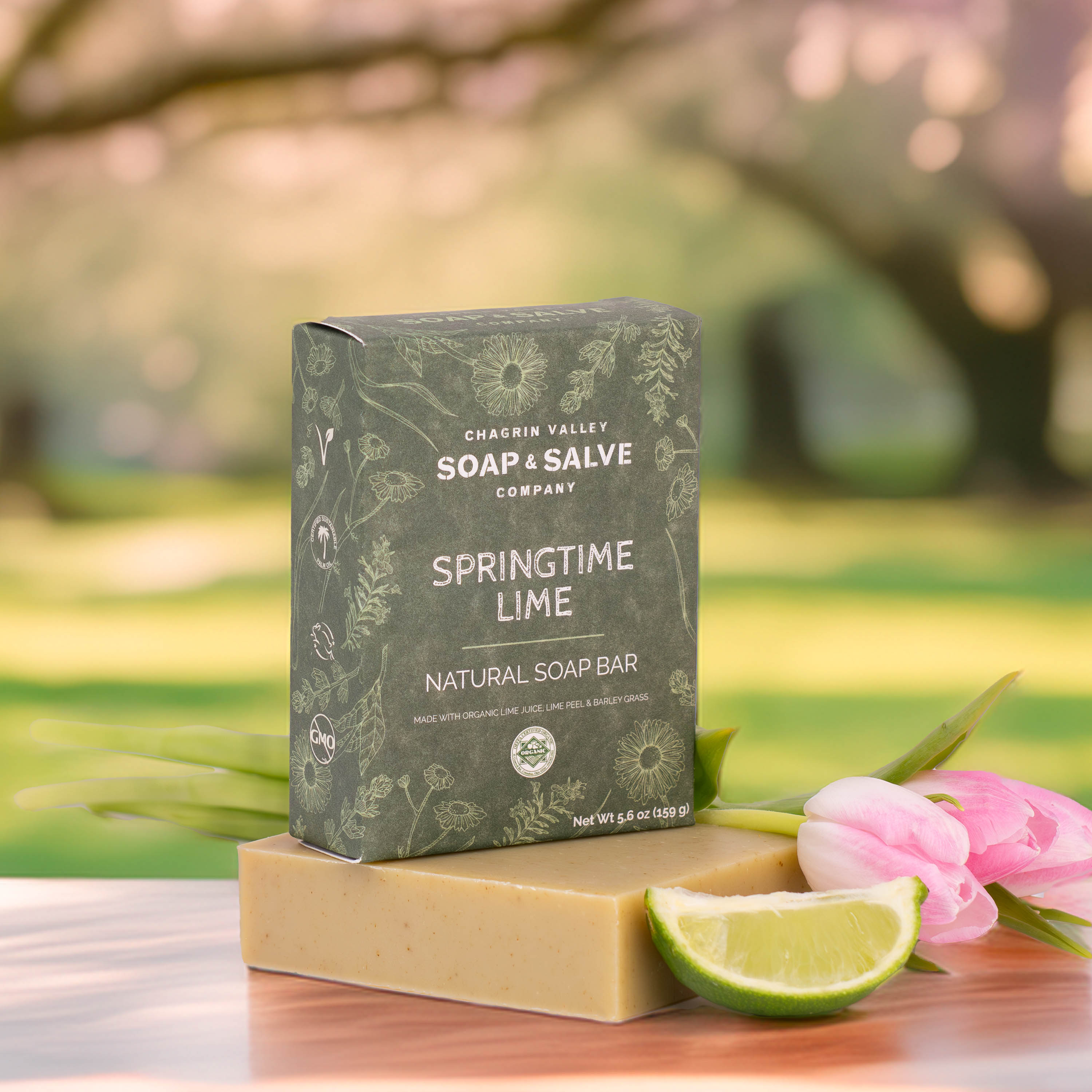 Organic Spring Scent Soap Bar 2025