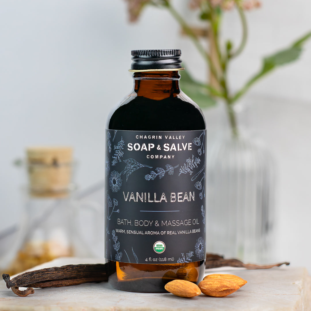 Organic Massage Oil - Vanilla Bean