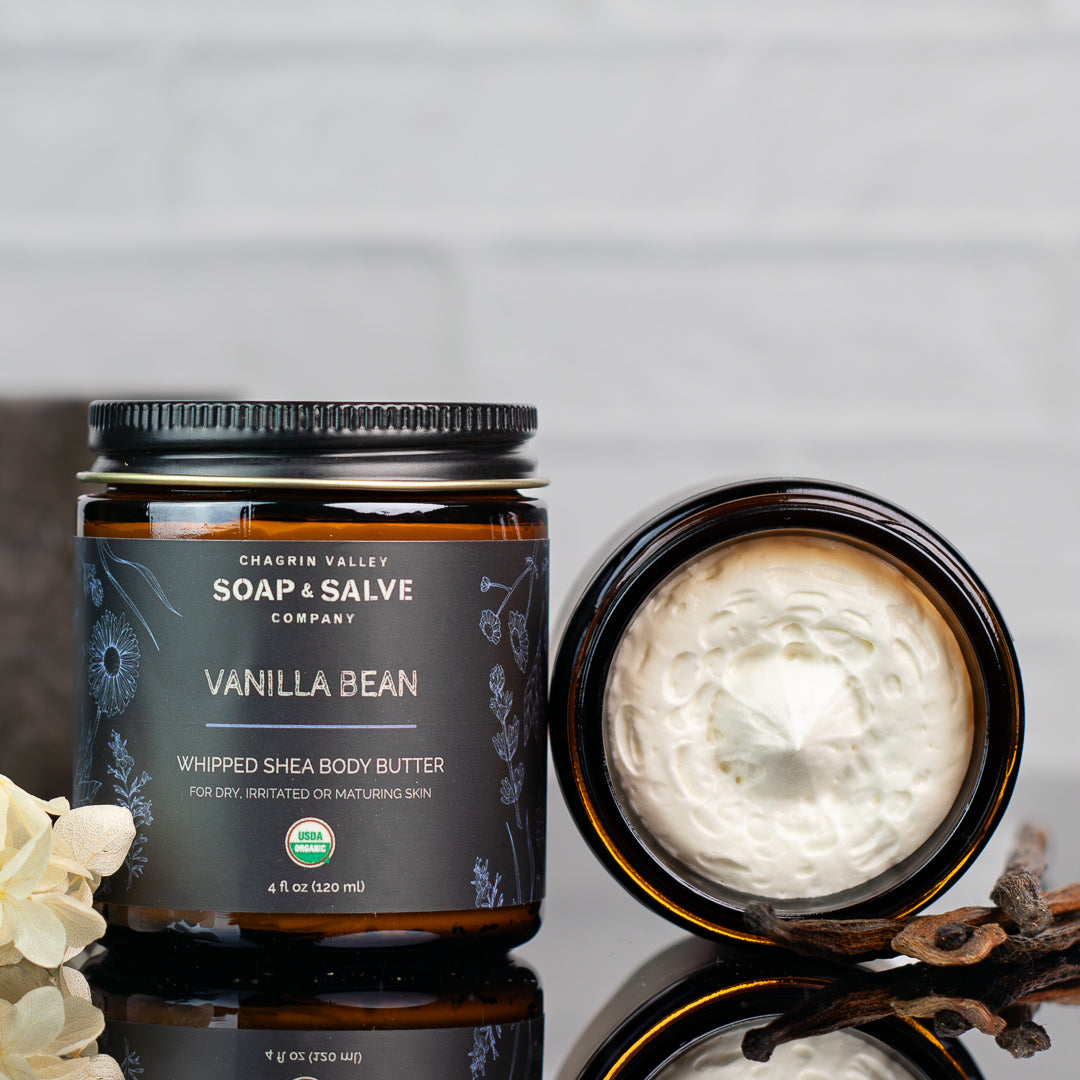 Organic Whipped Shea Vanilla Bean Scent