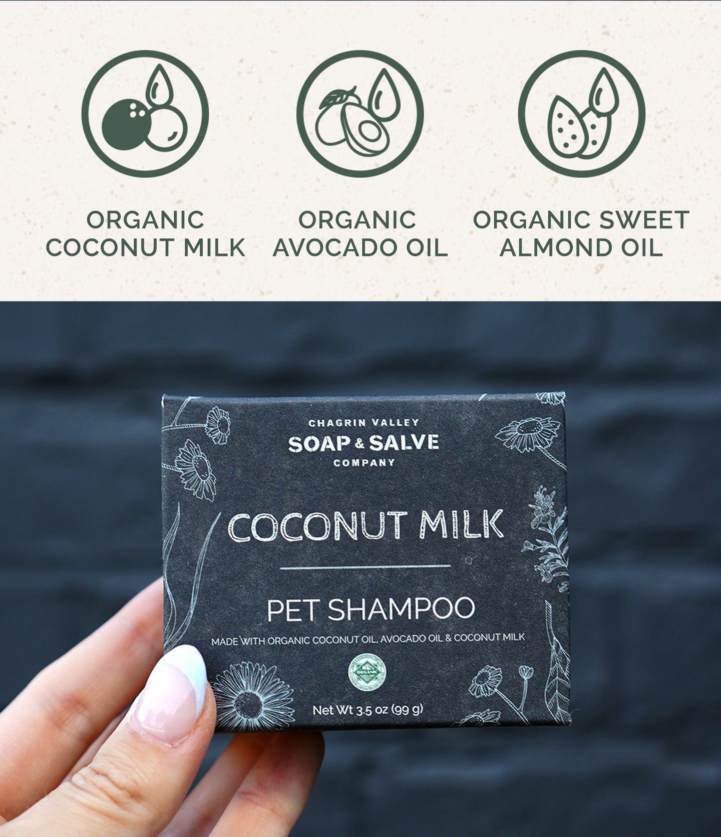 Dog/Pet Shampoo: Coconut Milk