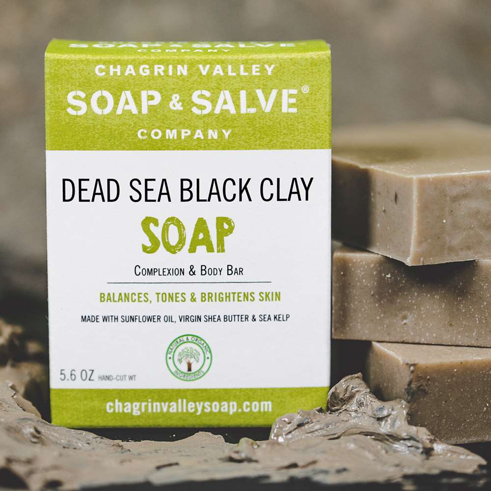 Natural Soap: Dead Sea Black Clay – Chagrin Valley Soap & Salve