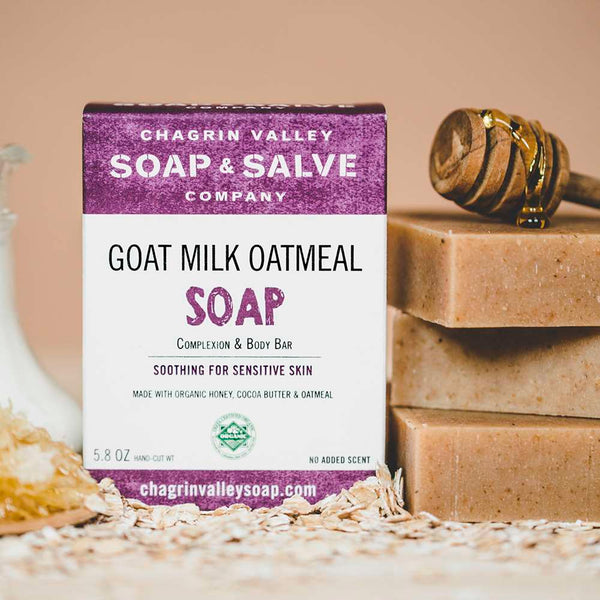 Natural Soap: Goat Milk Oatmeal – Chagrin Valley Soap & Salve