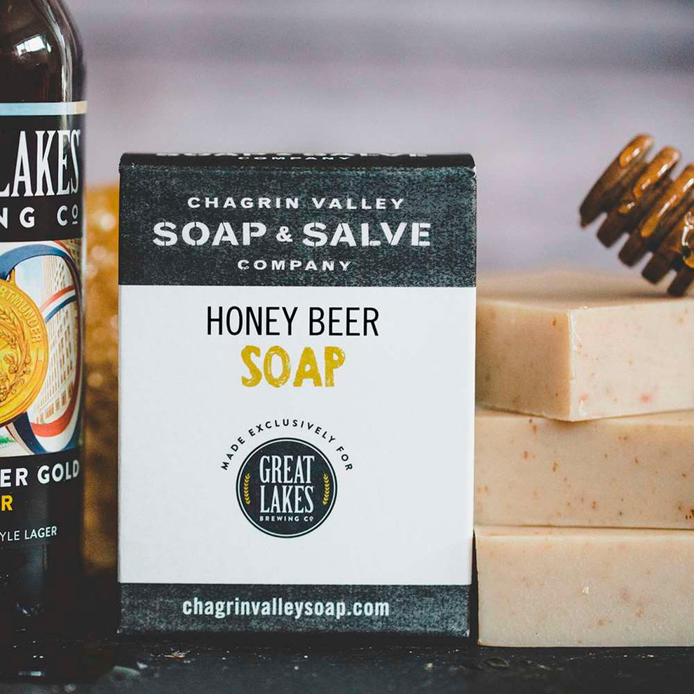 Natural Soap: Honey Beer – Chagrin Valley Soap & Salve