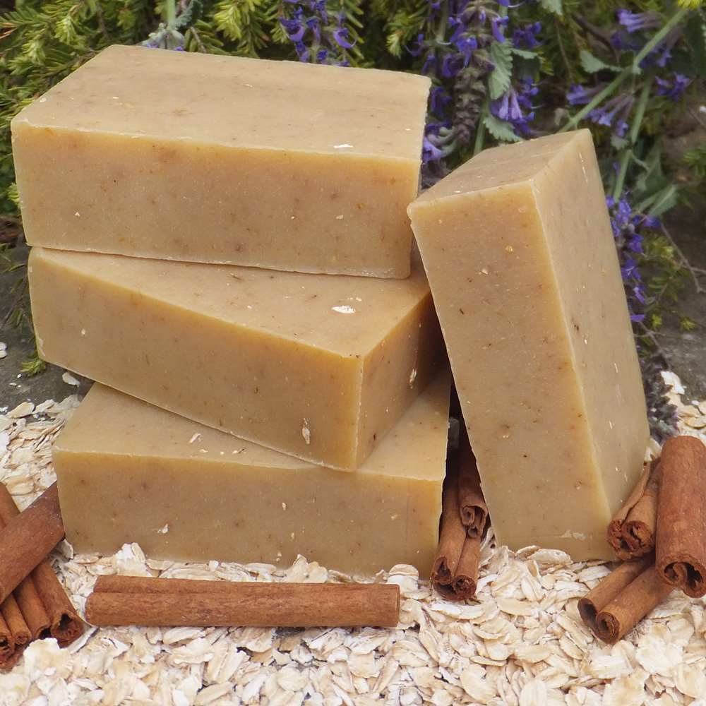 Organic Natural Soap Bar - Goat Milk Honey Oatmeal - Chagrin Valley Soap & Salve