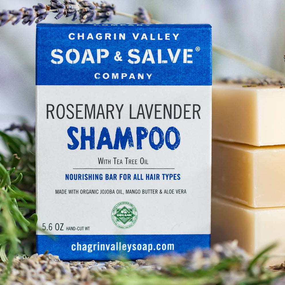 Shampoo Bar: Rosemary Lavender – Chagrin Valley Soap & Salve